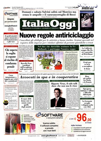 Italia oggi : quotidiano di economia finanza e politica